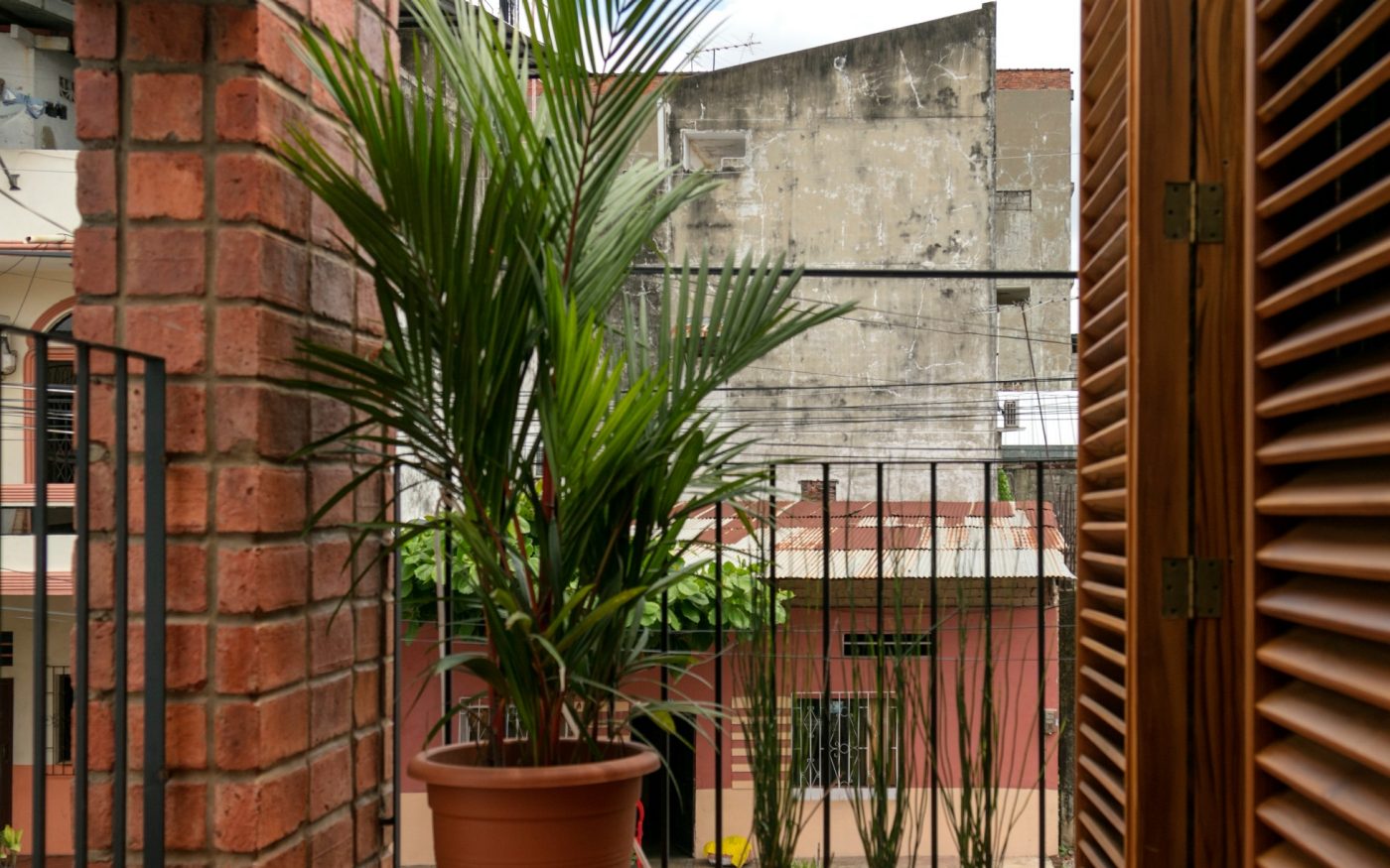 The House that Habitates. Brick Award 22 Category "Feeling at home". Natura Futura. View from balcony