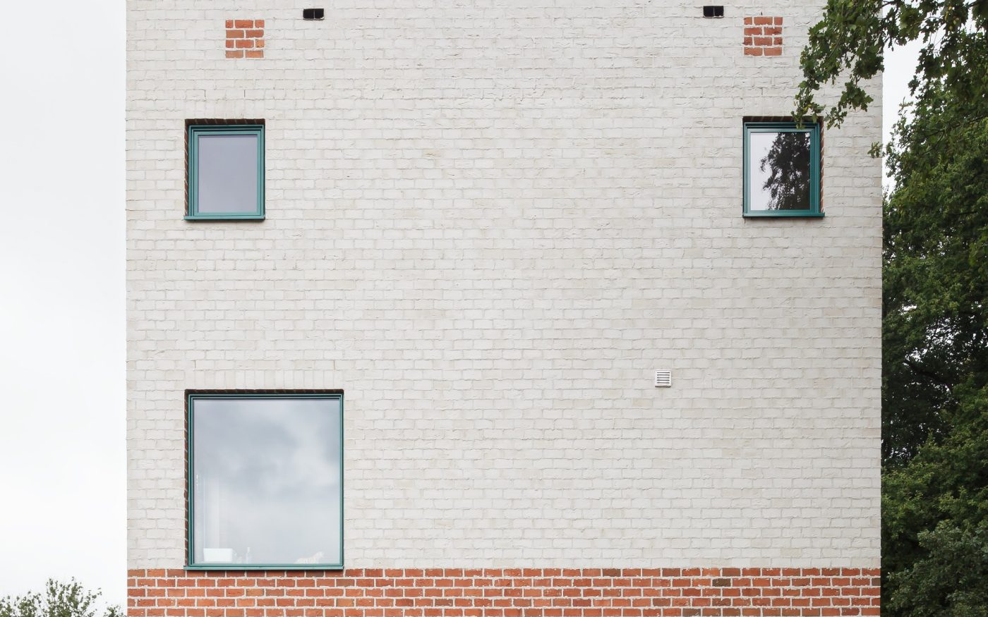 Atlas House, single-family house with facing bricks, Brick Award 2018 Winner Categoy "Feeling at home", Monadnok, Photo: Stijn Bollaert