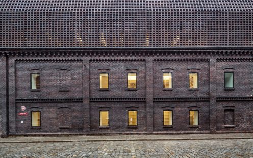 University of Silesia Faculty of Radio and Television; Brick Award 2020 Category "Sharing Public Spaces"; Architects: BAAS Arquitectura, Grupa 5 artchitekci, Maleccy biuro, Photo:  Adrià Goula