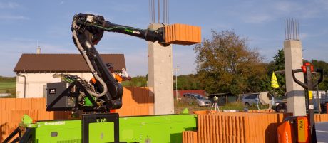 Murovací robot WLTR prvá stavba Slovensko