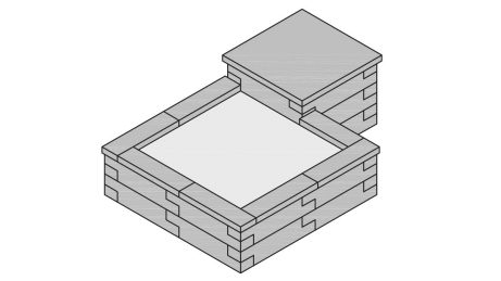 Výstavba dekoračných múrikov