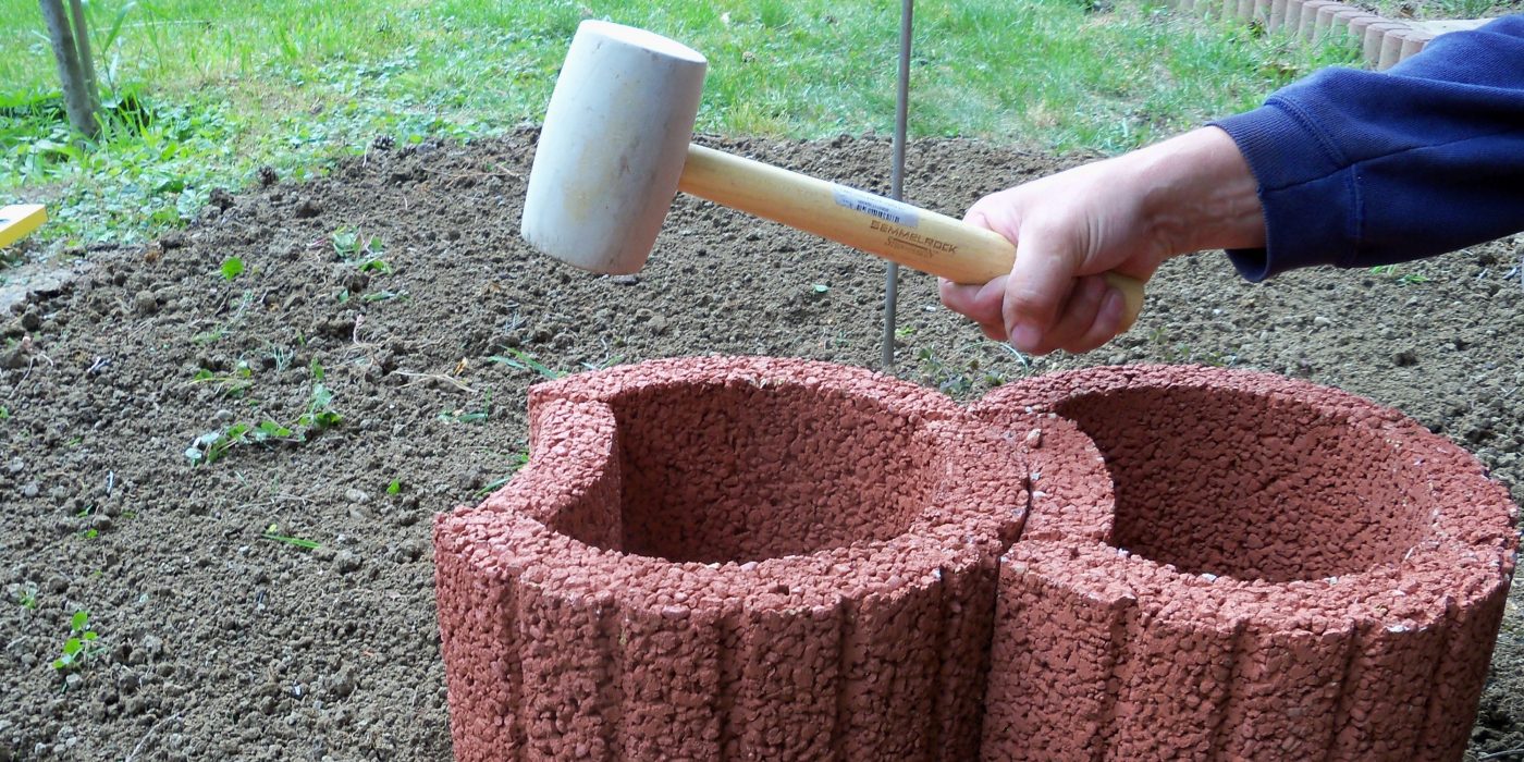 Semmelrock Výstavba jahodovej pyramídy