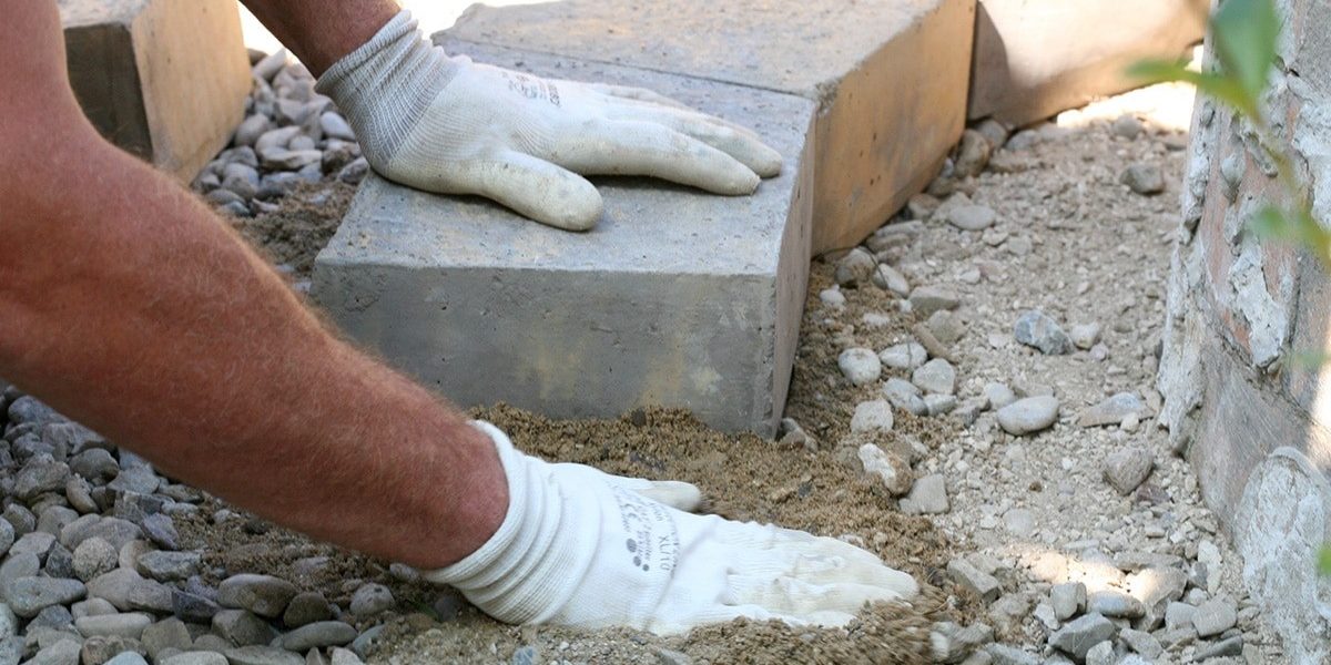 Semmelrock Výstavba Bradstone ohniska