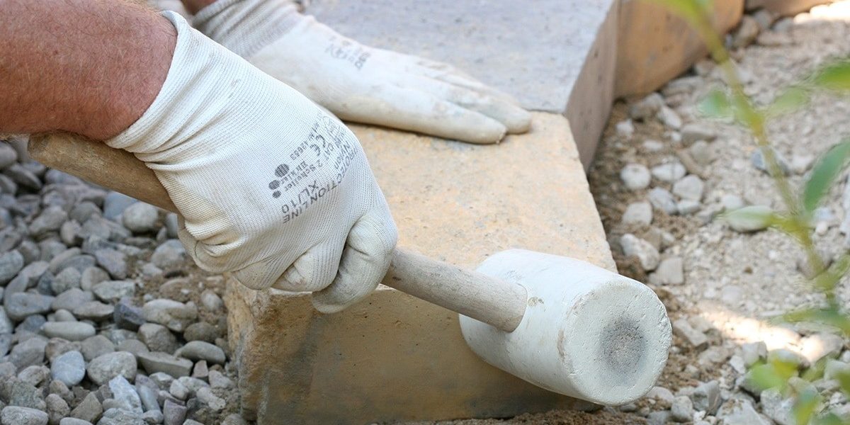 Semmelrock Výstavba Bradstone ohniska