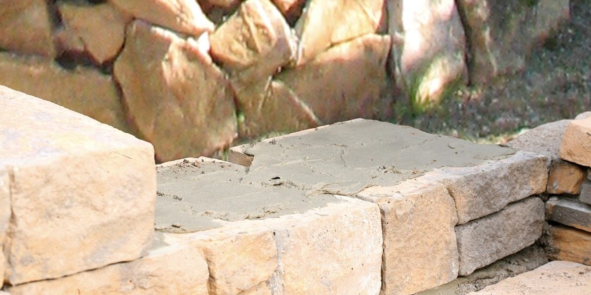 Semmelrock Výstavba Bradstone ohniska