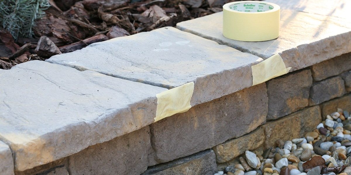 Semmelrock Výstavba oporného múrika Bradstone Mountain Block