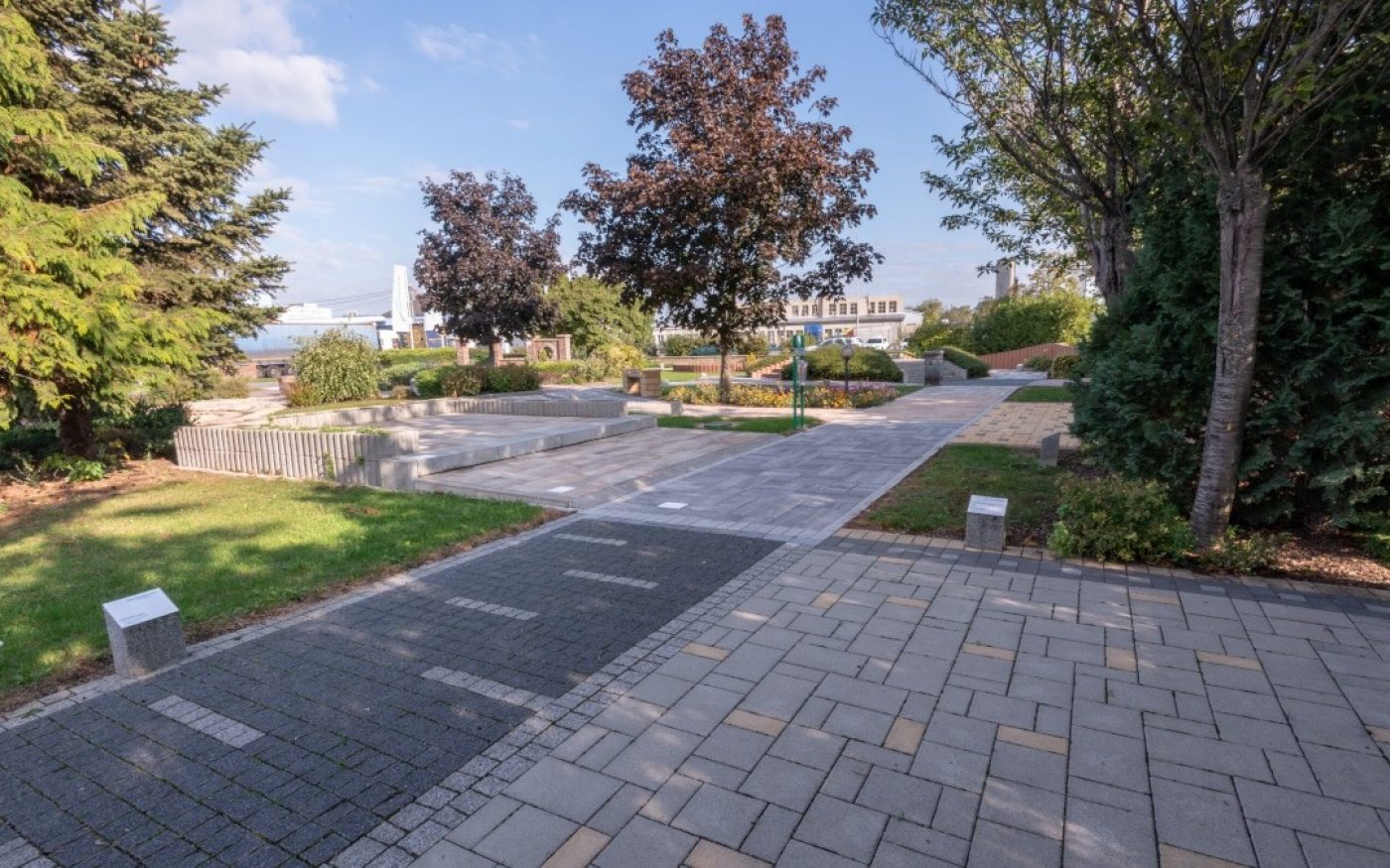 Fotografia vzorkovej záhrady v Seredi