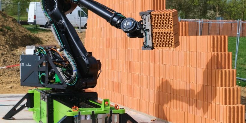 murovanie s robotom WLTR tehla porotherm