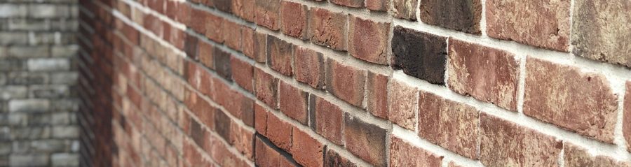 Wall with facing bricks Terca in showroom Terca Penter in Jircany 2019