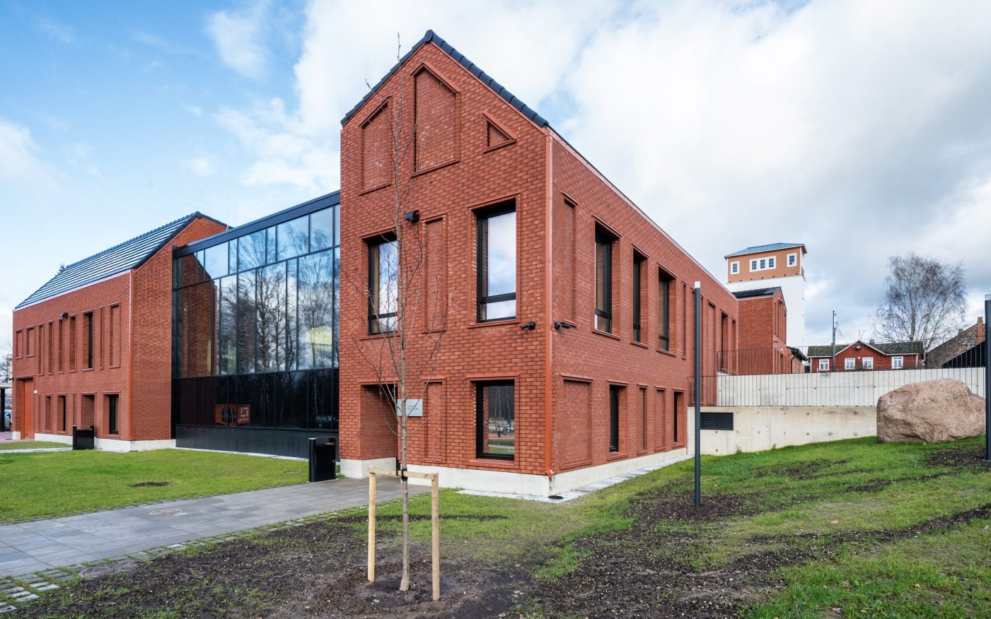 Health club of Suure-Jaani, Estonia. Used materials: Terca Nordic Line Stockholm clinker bricks in FAT65 format from Aseri plant. Photographer: Kristian Lust.