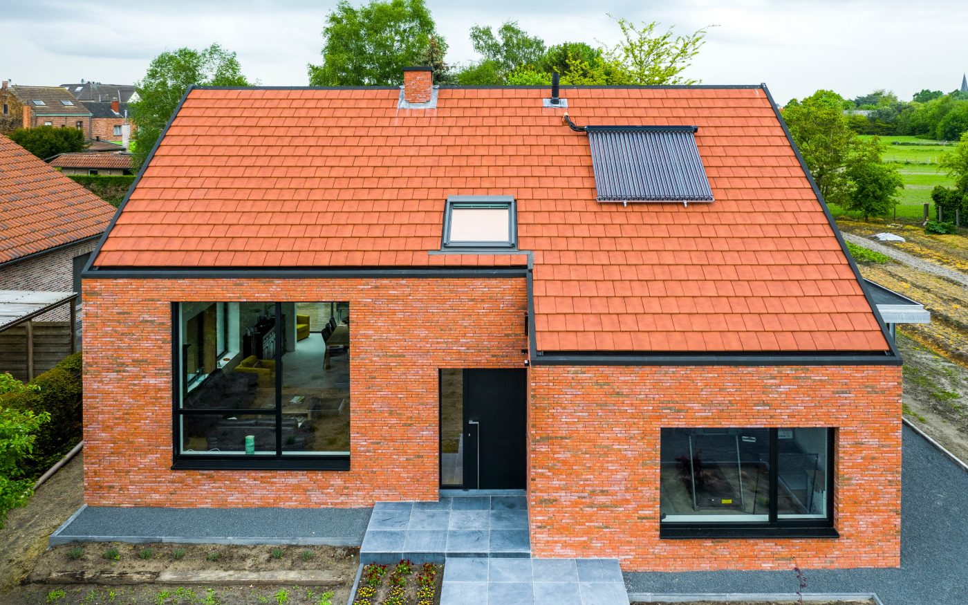 Reference photo new construction single family in Putte