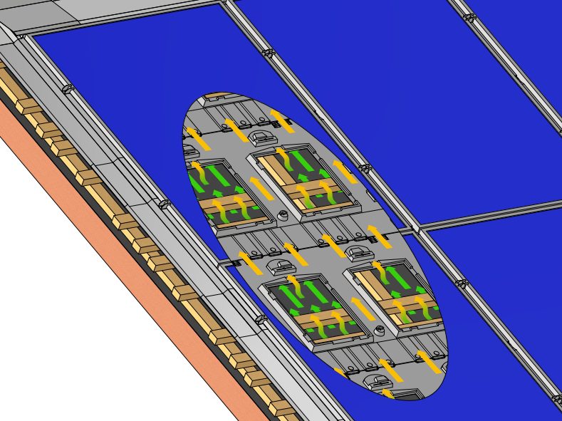 Integrovaný systém X-frame je navrhnutý s dôrazom na efektívne odvetranie fotovoltických panelov, čo prispieva k ich výkonu a životnosti.