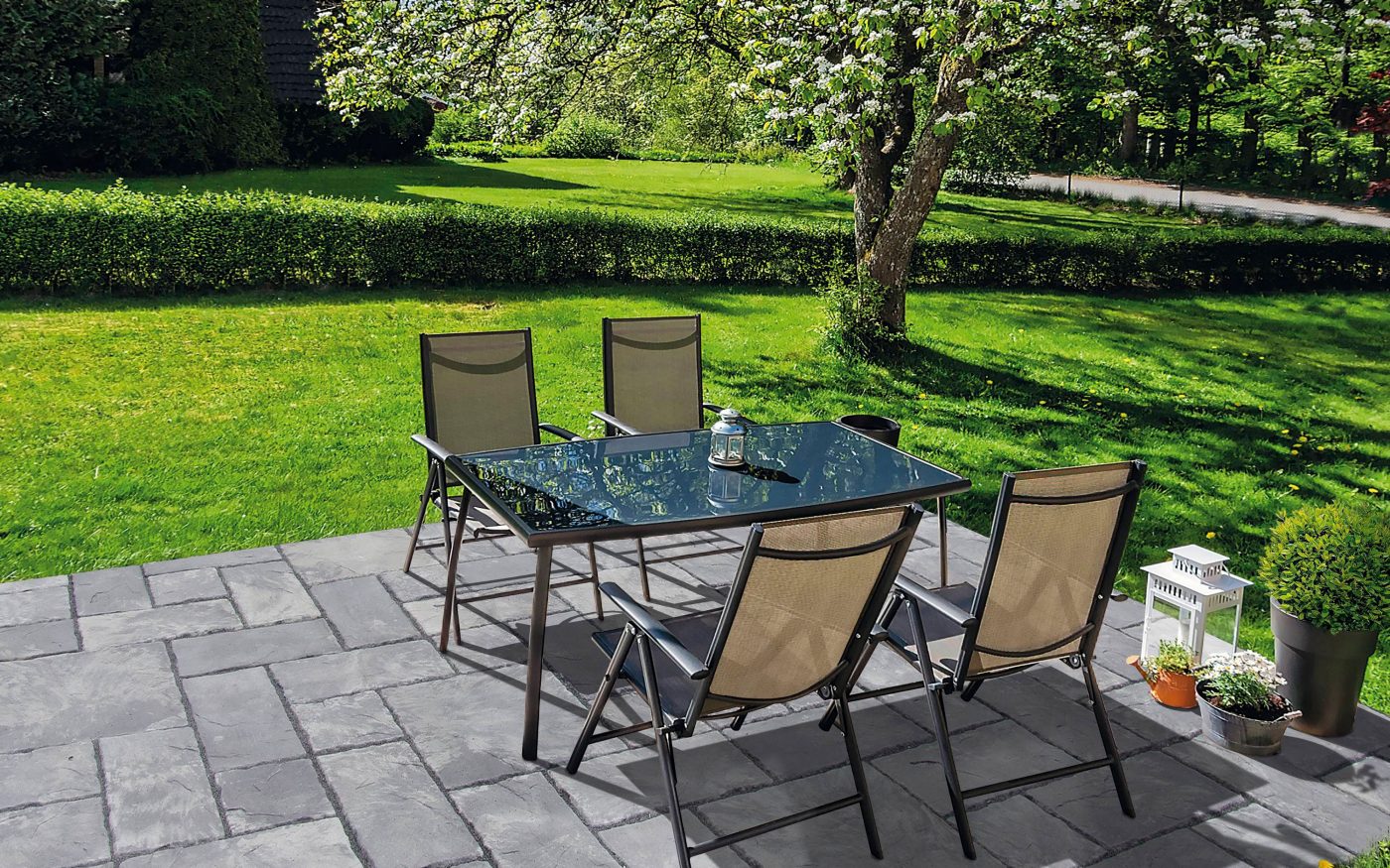 Kompozičná fotografia produktu Bradstone Milldale sivá melírovaná