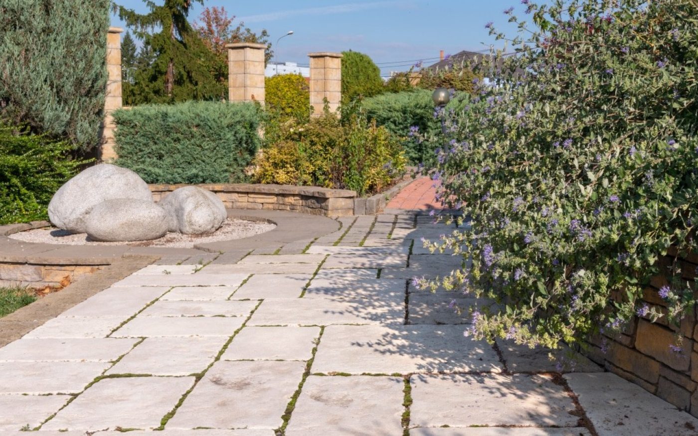 Fotografia vzorkovej záhrady v Seredi