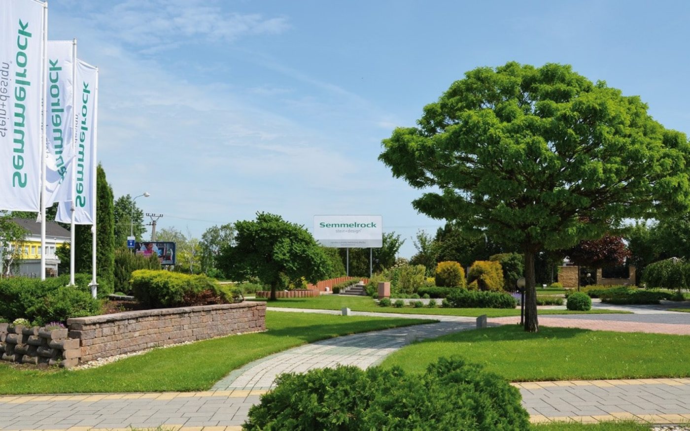 Fotografia vzorkovej záhrady v Seredi