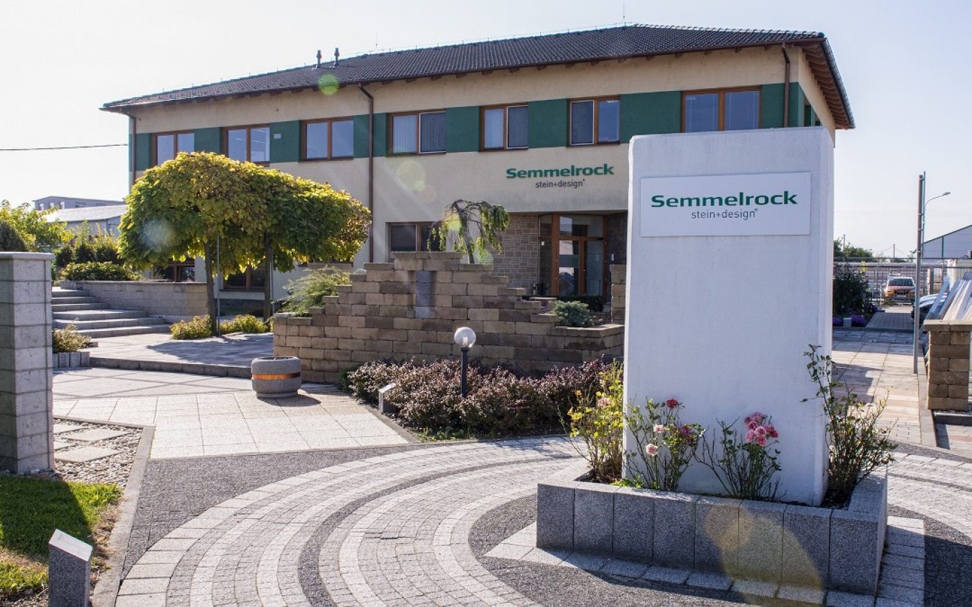 Fotografia vzorkovej záhrady v Seredi