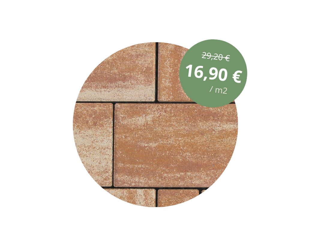 Dlažba Rettango kombi na terasu aj parkoviská