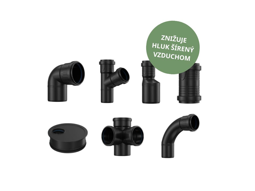 Prémiový polypropylenový (PP) odpadový systém