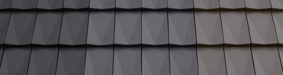 V11 3 kolory połaci dachowej Antracyt, Bazalt i Tytan