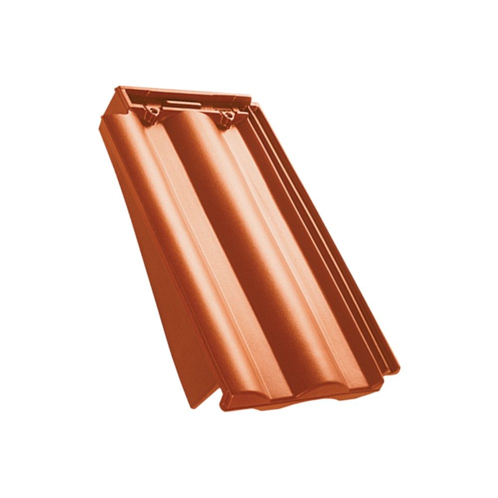 Twist tigla de margine stanga teracota mat