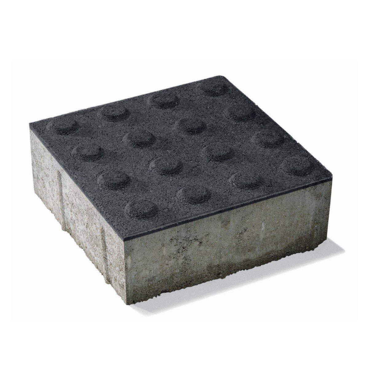 Obrázok produktu Dlažba pre nevidiacich s výstupkami čierna 20x20