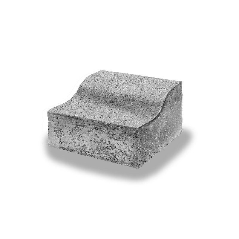 Obrázok produktu Obrubník cestný nájazdový sivá