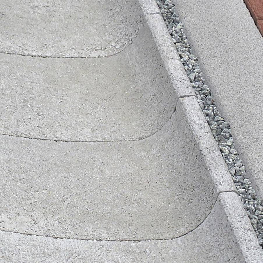 Referenčná fotografia produktu Odvodňovací žľab sivá