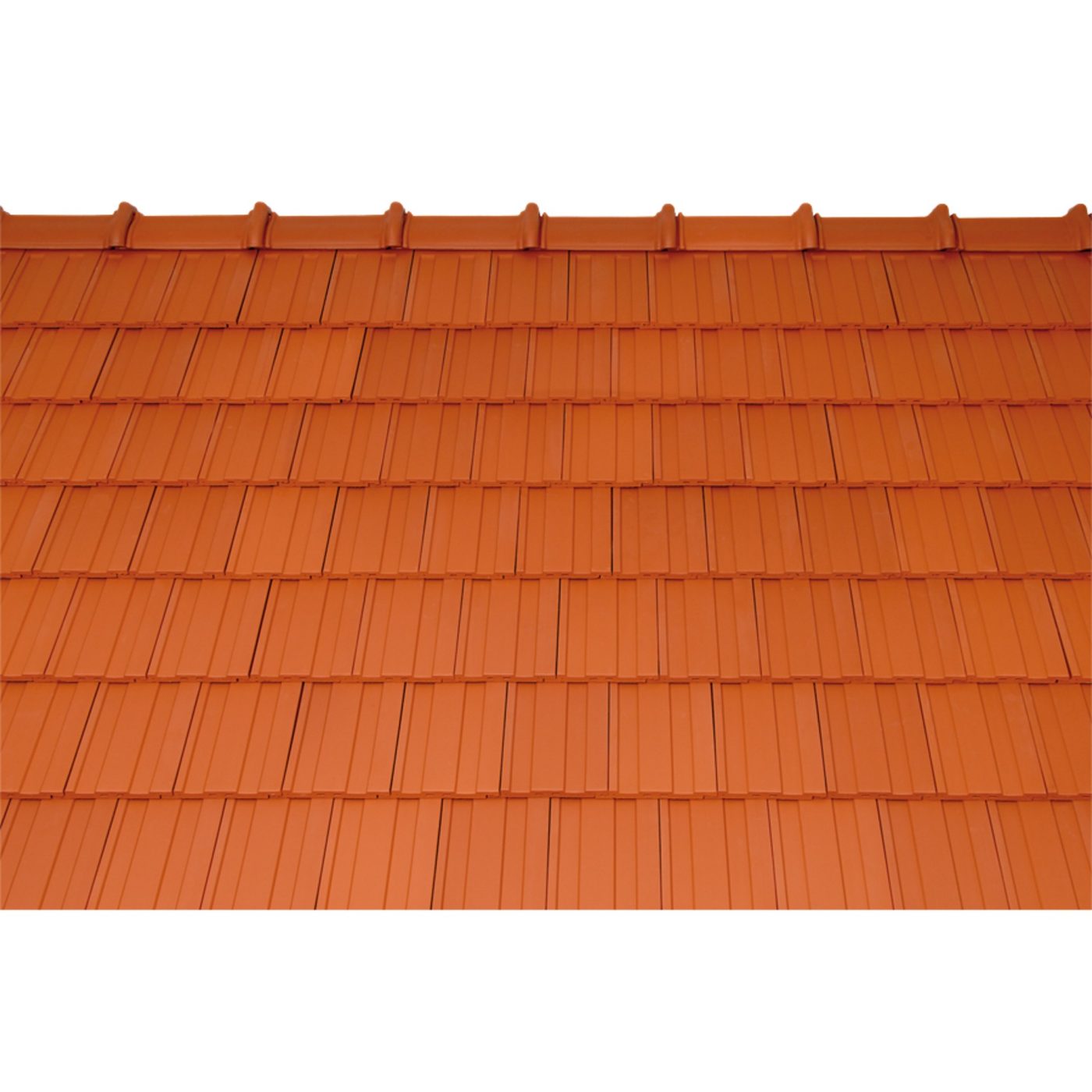 Surface image Tondach rooftile Steinbrück natural red, Flächenbild Tondach Steinbrück Naturrot  