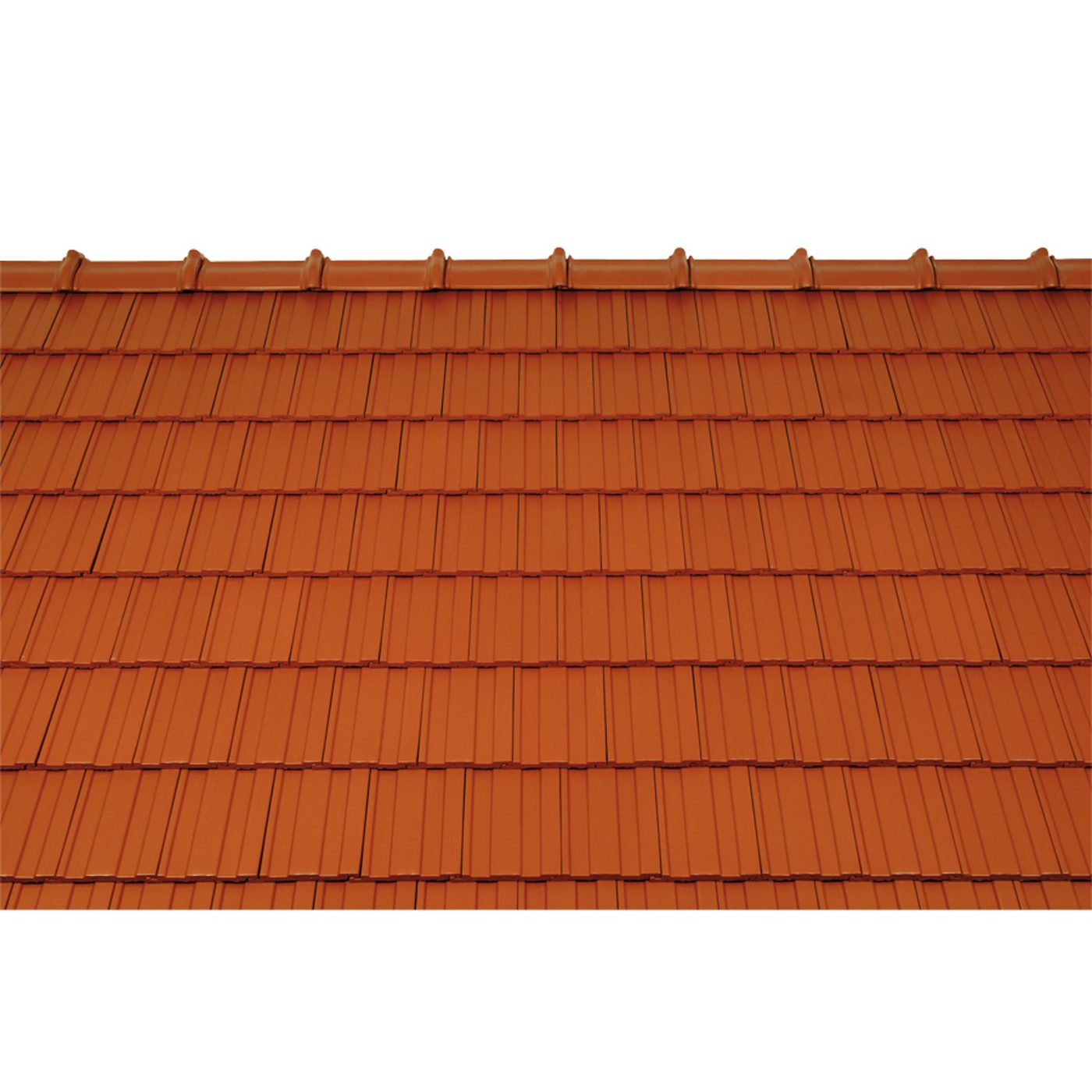 Surface image Tondach rooftile Steinbrück engobe red, Flächenbild Tondach Steinbrück Engobe Rot 