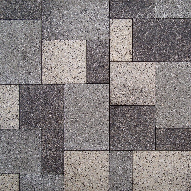 Farba produktu La Linia dlažba sivo-čierna melírovaná