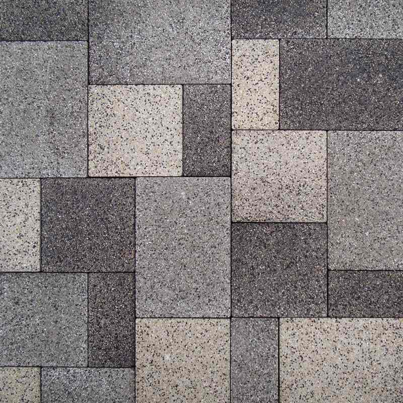 Farba produktu La Linia dlažba sivo-čierna melírovaná