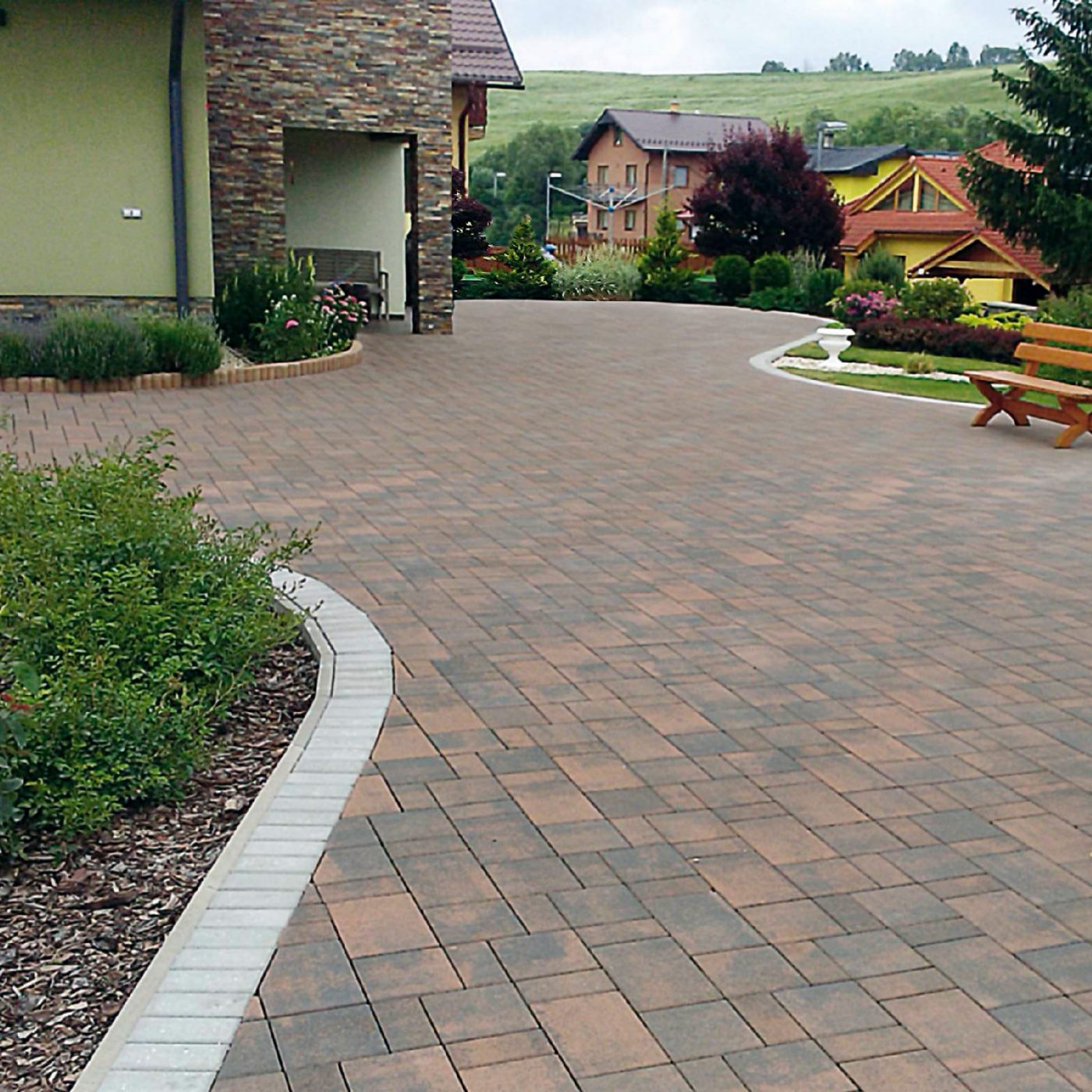 Referenčná fotografia produktu Rettango kombi hnedo-čierna melírovaná