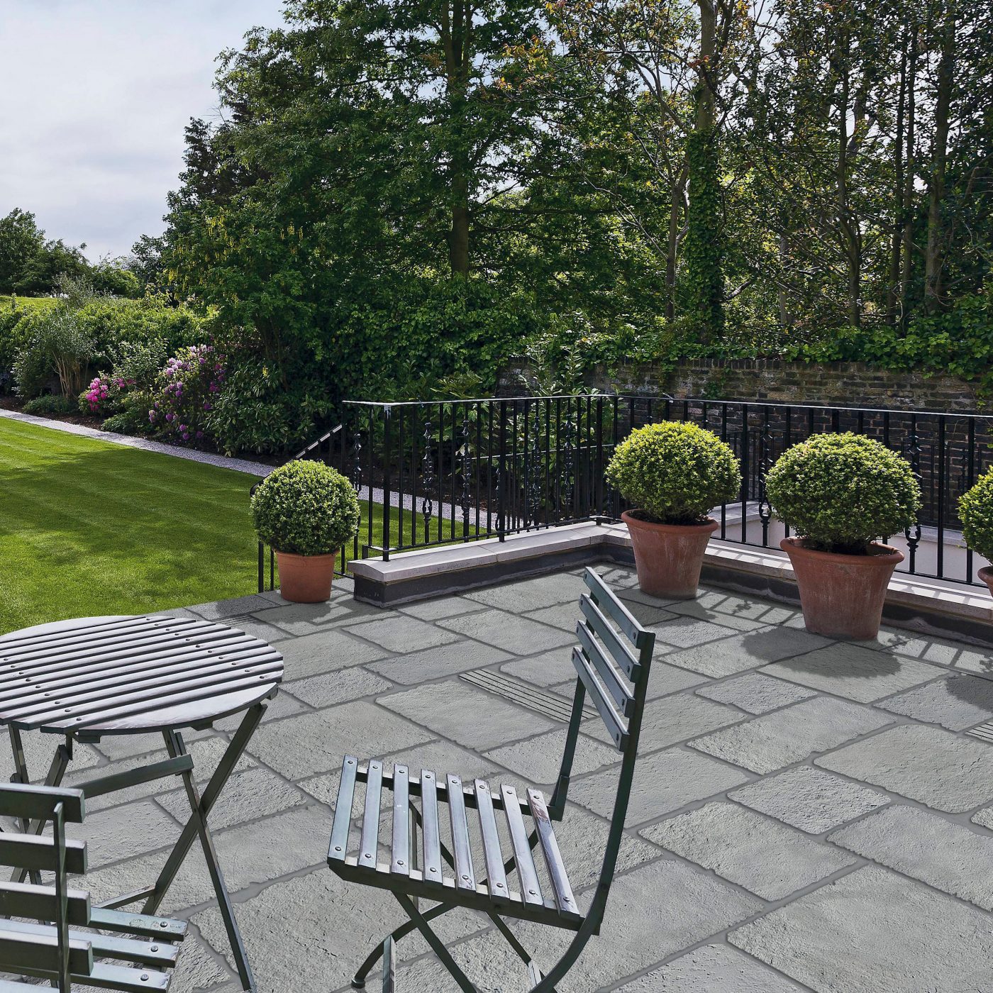 Kompozičná fotografia produktu Bradstone Lias platne popolavá sivá