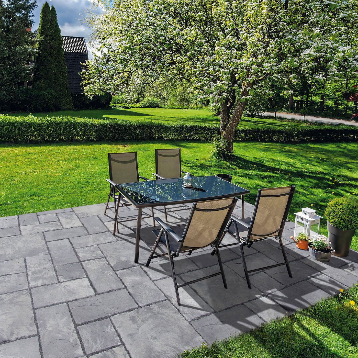 Kompozičná fotografia produktu Bradstone Milldale sivá melírovaná