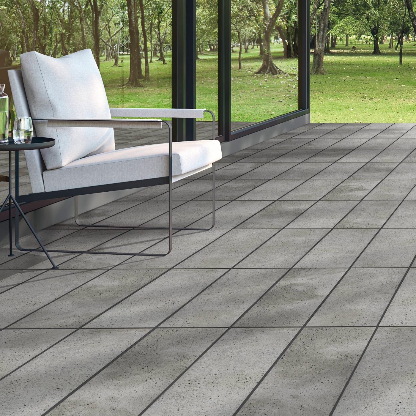 Kompozičná fotografia produktu Lusso Vulcano granit antracitová