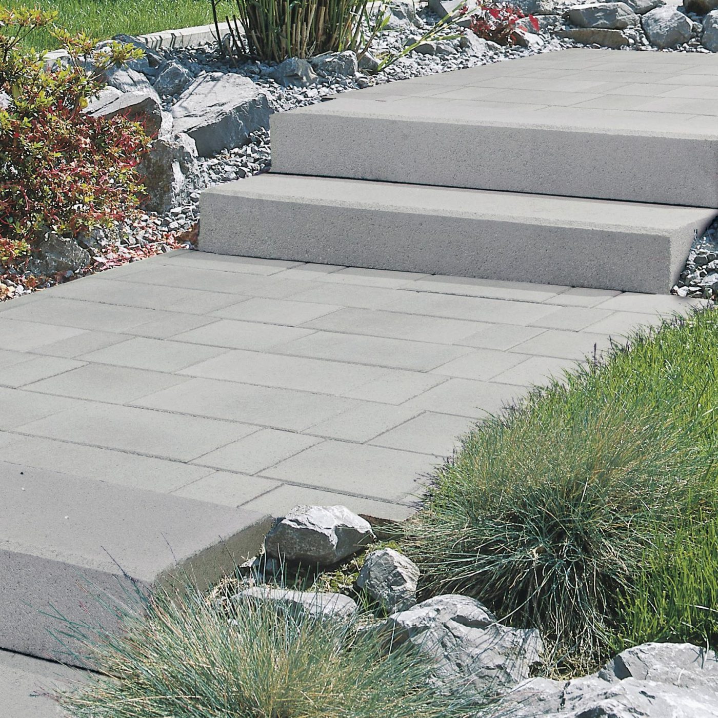 Kompozičná fotografia produktu Schodiskový blok sivá