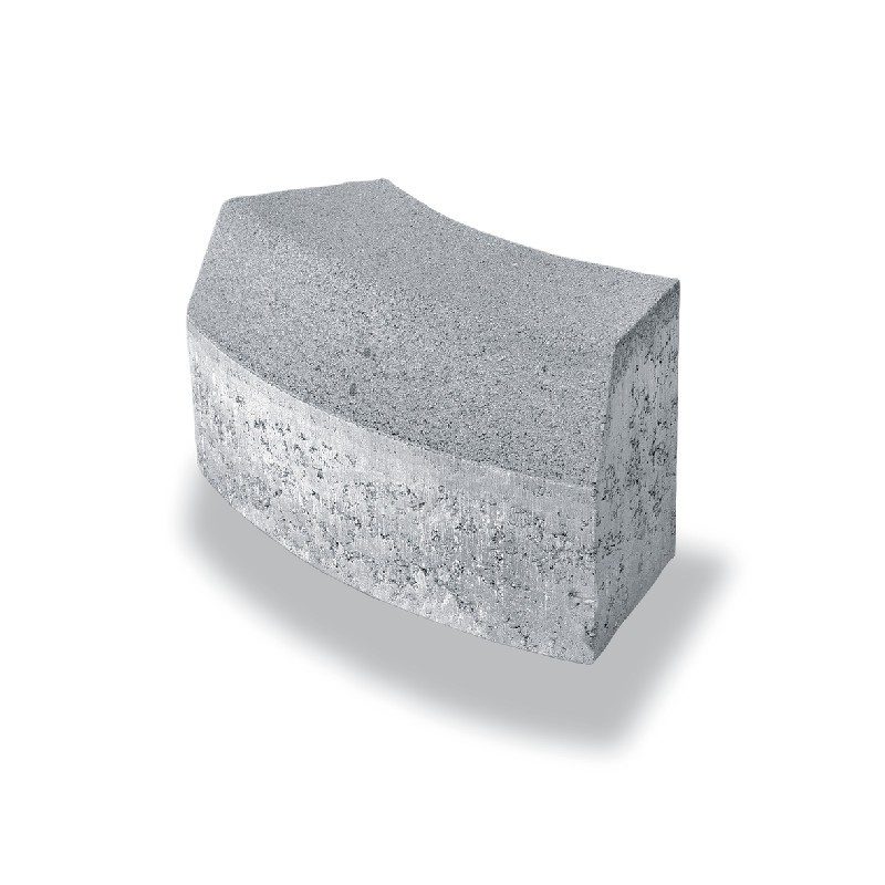 Obrázok produktu Obrubník cestný oblúkový vonkajší sivá