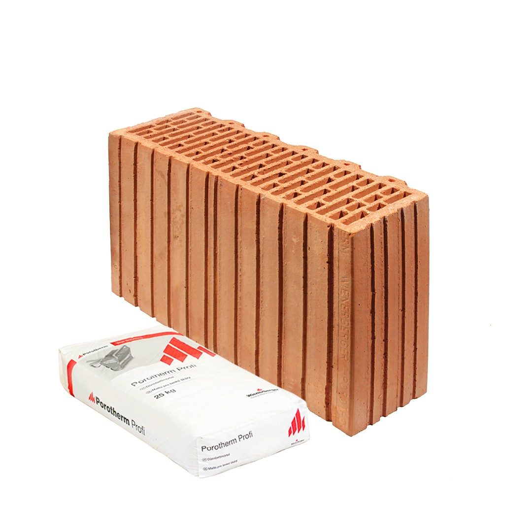 Porotherm 38 Kombi Profi 1/2 K malta