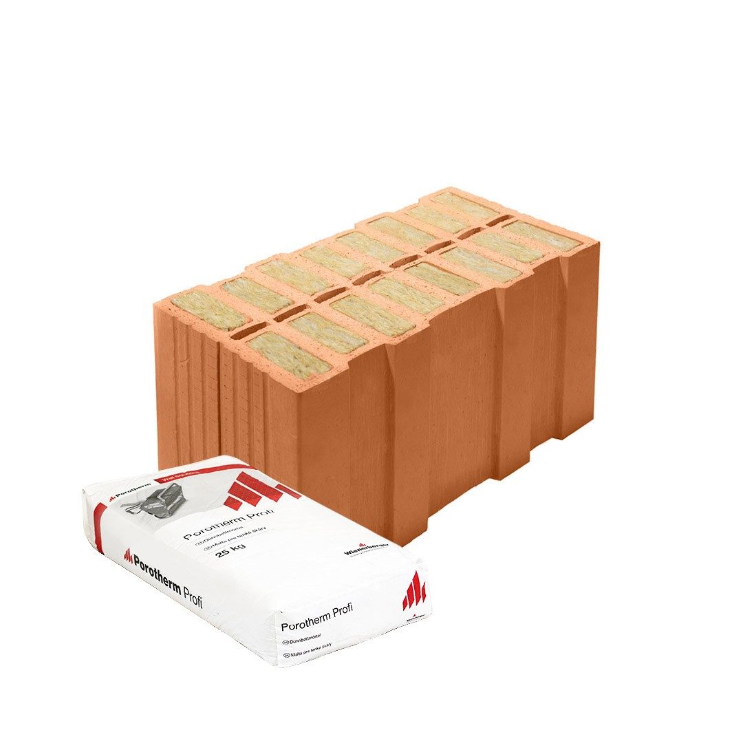 Porotherm 50 T Profi 1/2 malta