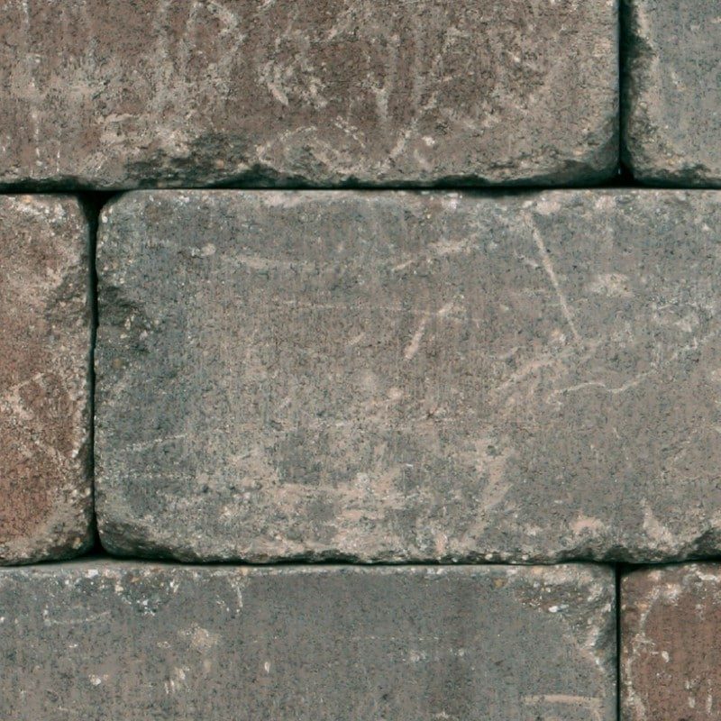 Farba produktu Castello plotový systém hnedá melírovaná otĺkaný povrch