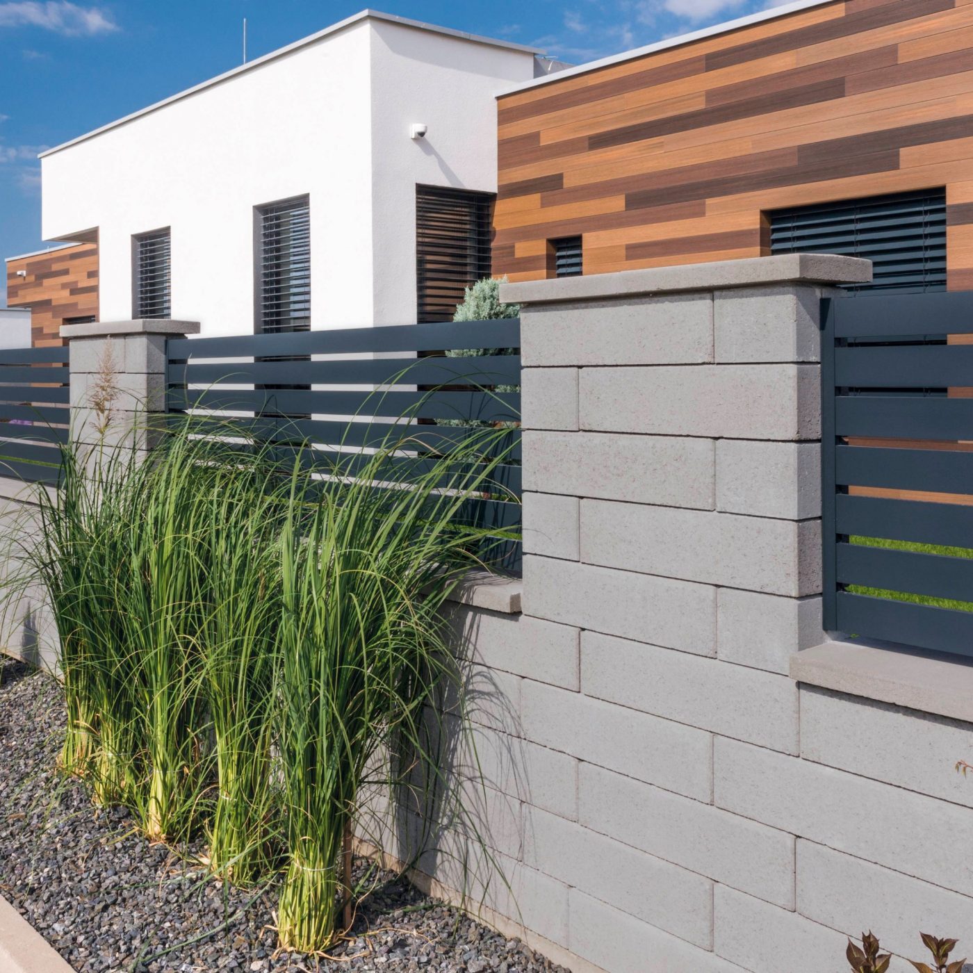 Referenčná fotografia produktu Rivago plotový systém sivá